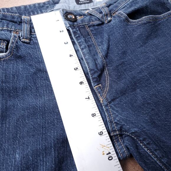 Volcom Vorta Jeans Men 32 Blue Slim Straight Streetwear Casual Skateboarding - Picture 6 of 9